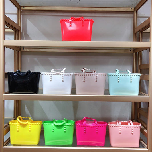 Shopping  Large Capacity Pvc Ladies Bag