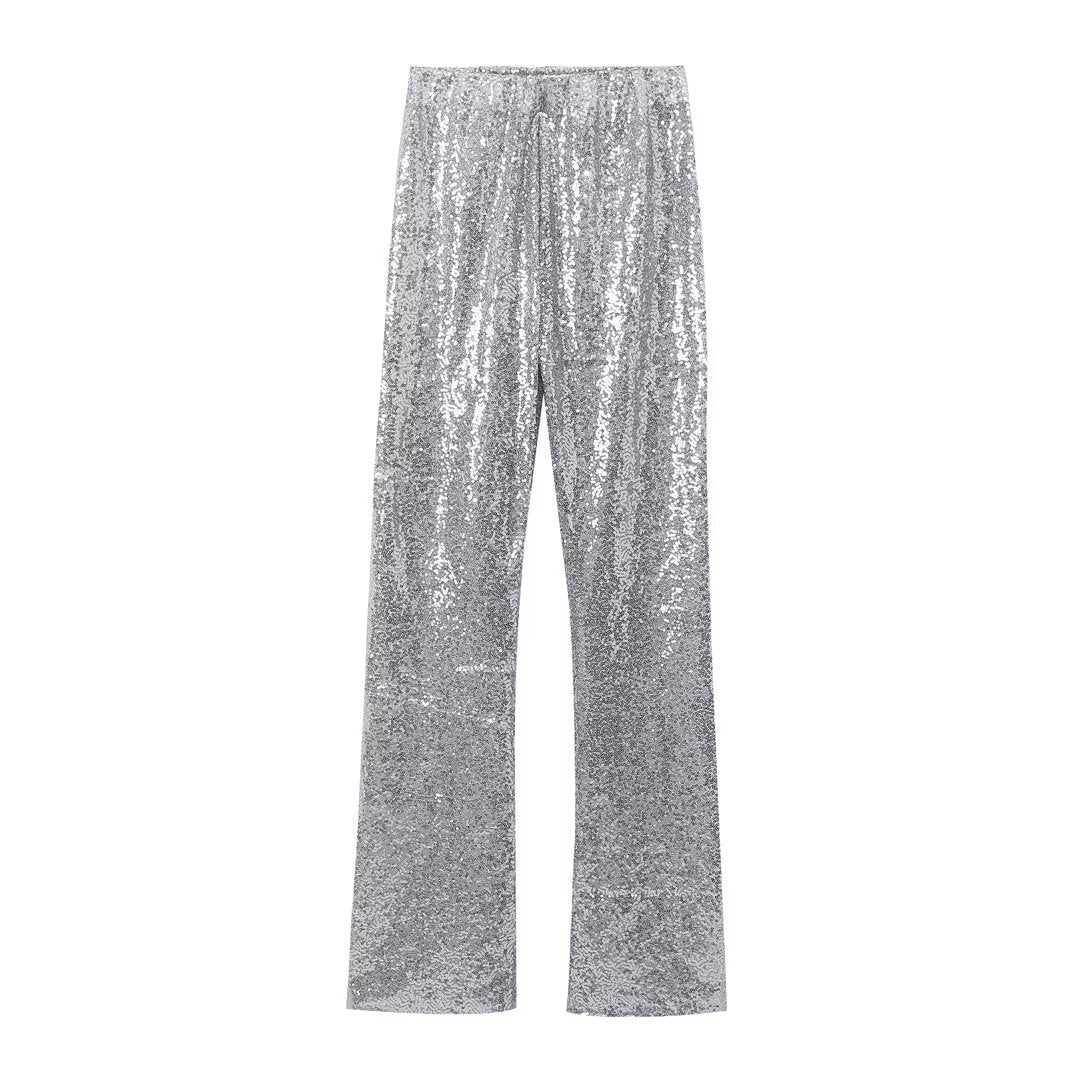 Women's Fashion Flared Casual Trousers