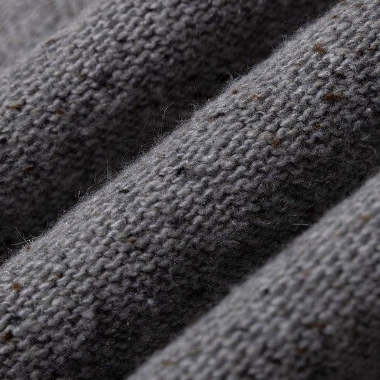Solid Color Turtleneck Sweater Retro Loose Knitted Top