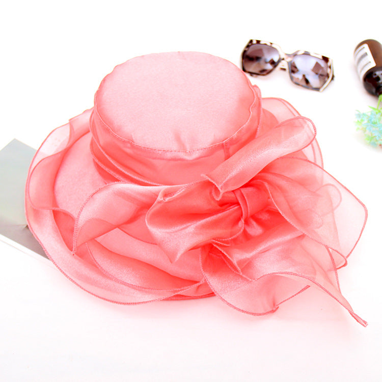 Beach  Large Brim Mesh Sun Hat