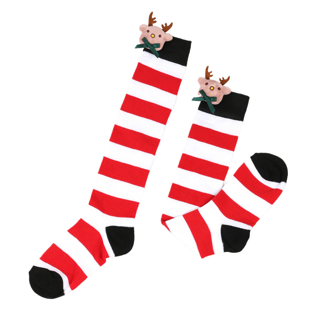 Elk Children's Christmas Stockings Cartoon Doll