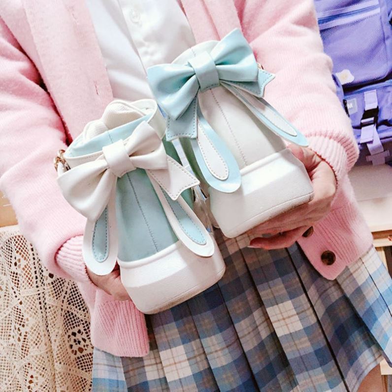 Shoes Niche Design Original Long-eared Rabbit Mandarin Duck Original Lolita Cute Girl Student Sports