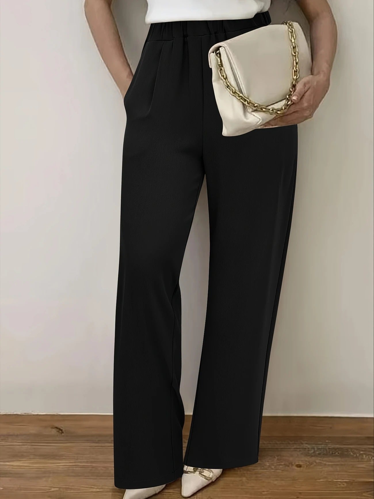 Stylish Western-style Trousers Long Pants With A Simple, Slimming American Design