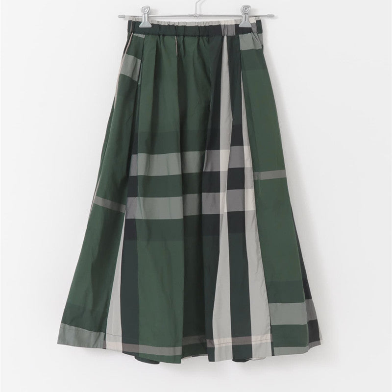 Women's Fashion Artistic Loose Cotton And Linen Skirt