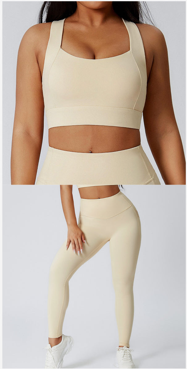 Lomme Tights med Høj Talje Formende Fitness Yoga Bukser