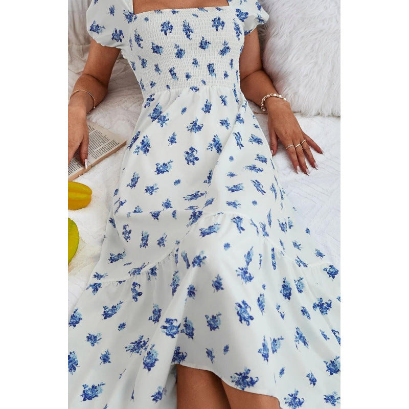Western Style Dress Pattern Floral