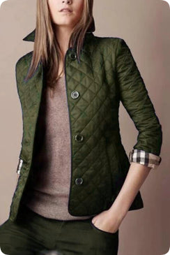 Fashionable Temperament Lapel Single-breasted Slim-fit Warmth