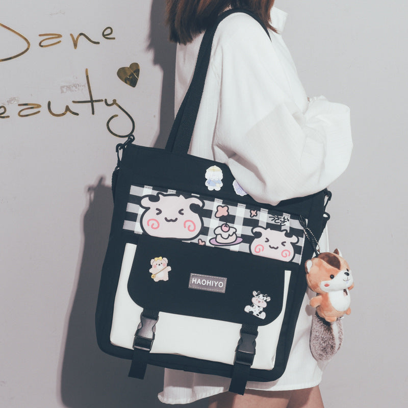 Large Capacity Canvas Bag Women's Cross Body Ins