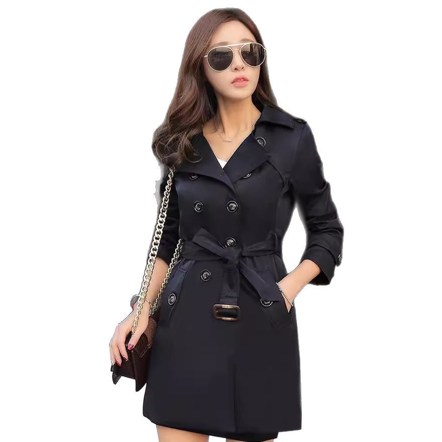 Damemode Trenchcoat Mellemlang frakke
