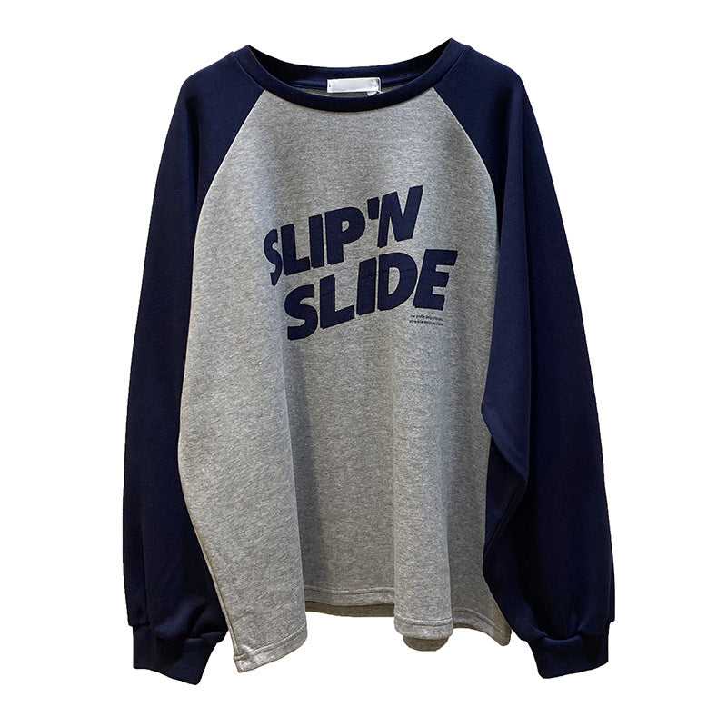 Slankende Langærmet Alsidig Raglan Top