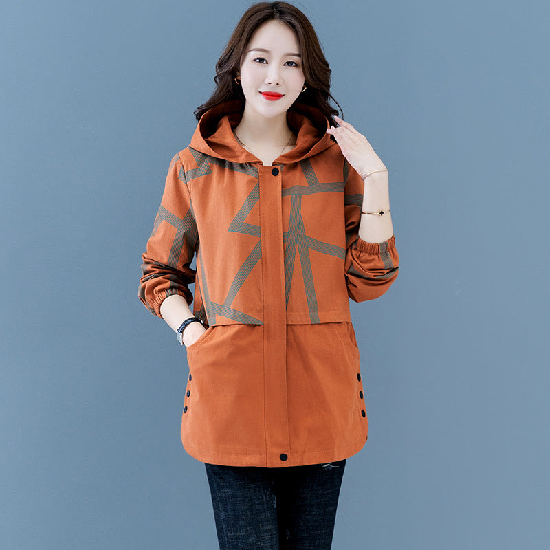New Style Large Size Windbreaker For Autumn Coat