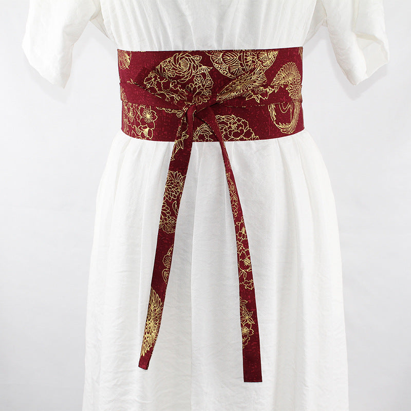 Han Element Literary And Artistic Outer Wear Waistband Ancient Style Hanfu Belt