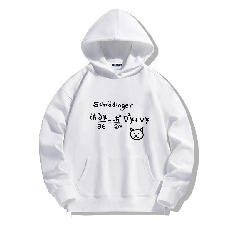 Schrodinger's Cat Hooded Pullover In Summer