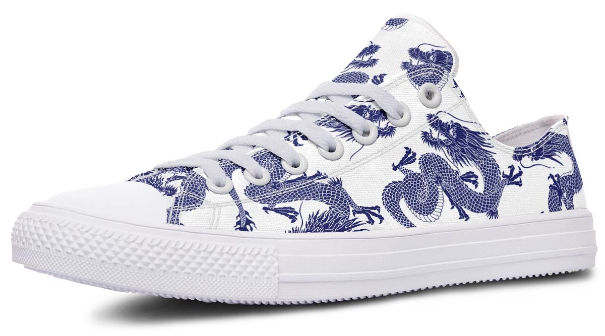 Fashion Print Couple Low-Top Canvas Shoes