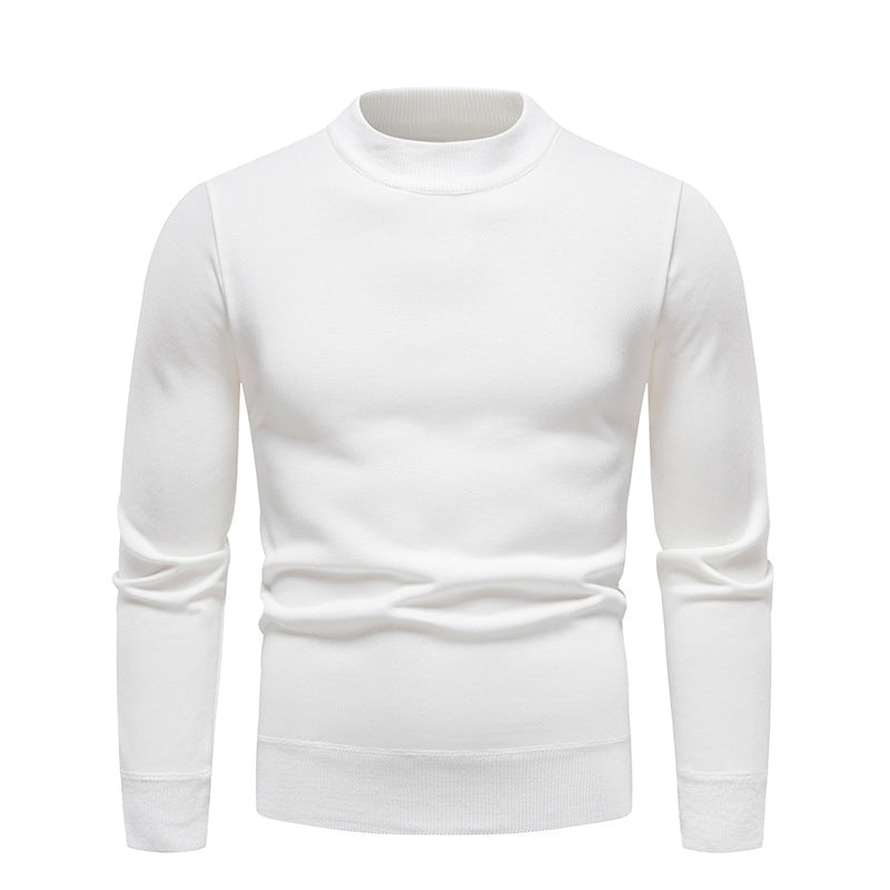 Fleecforet tyk sweater til mænd