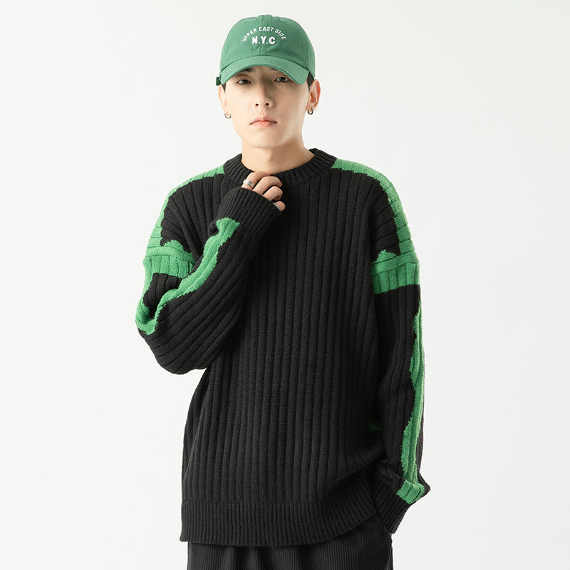 Simple Loose Harajuku Vintage Sweater Base Knitting