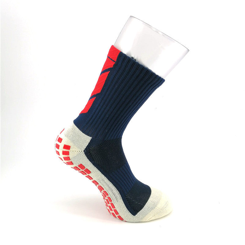 Men's Mid-tube Sports Non-slip Towel Bottom Thickened Socks
