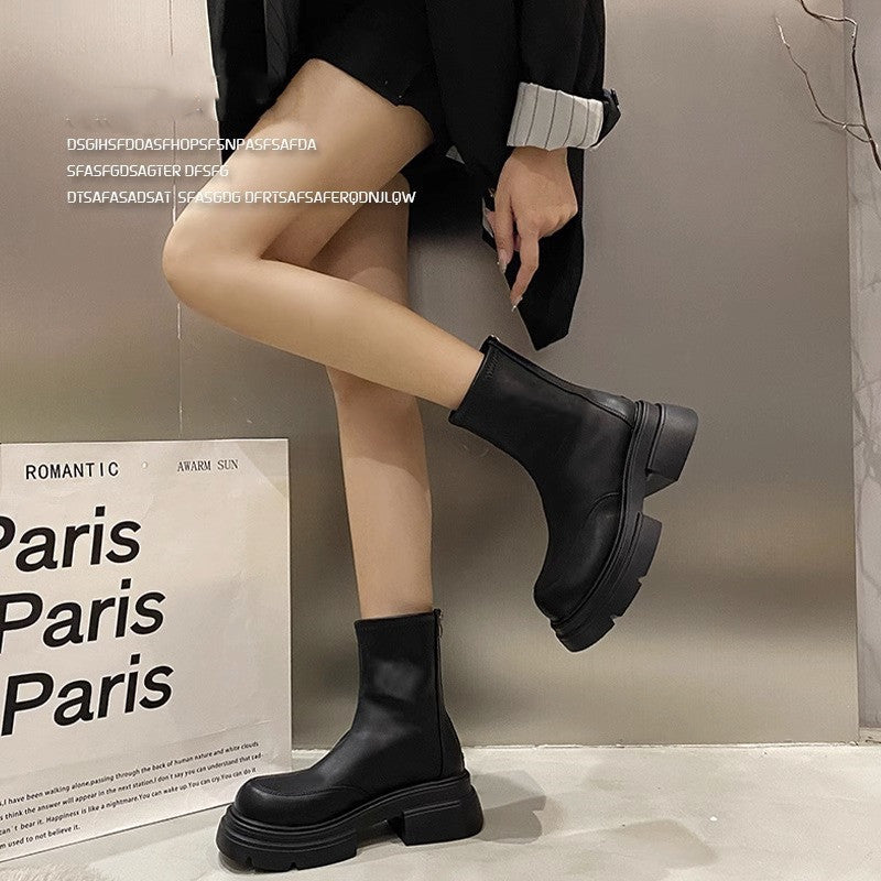 Fashion Skinny Autumn And Winter Ankle Boots