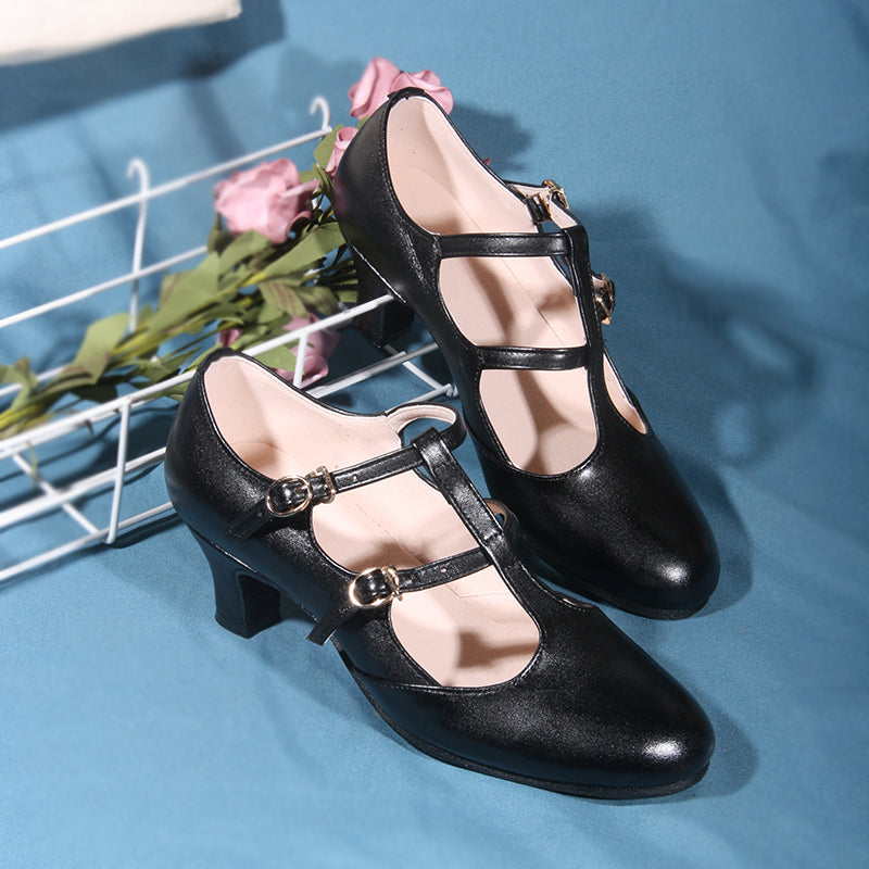 Women's Japanese  Cowhide Handmade Retro Shoes