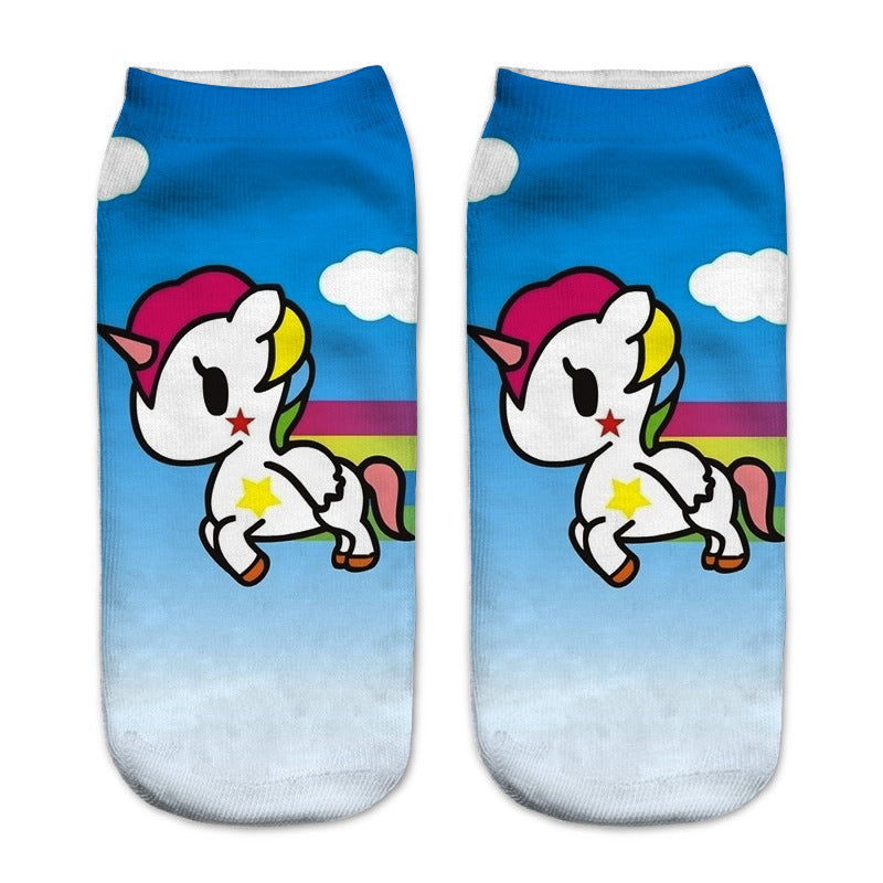 Digital Printing Women's Socks 3d