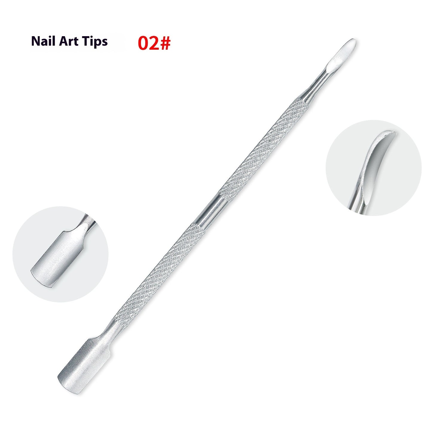 Manicure Double-headed Dead Skin Push Stainless Steel Care Tools