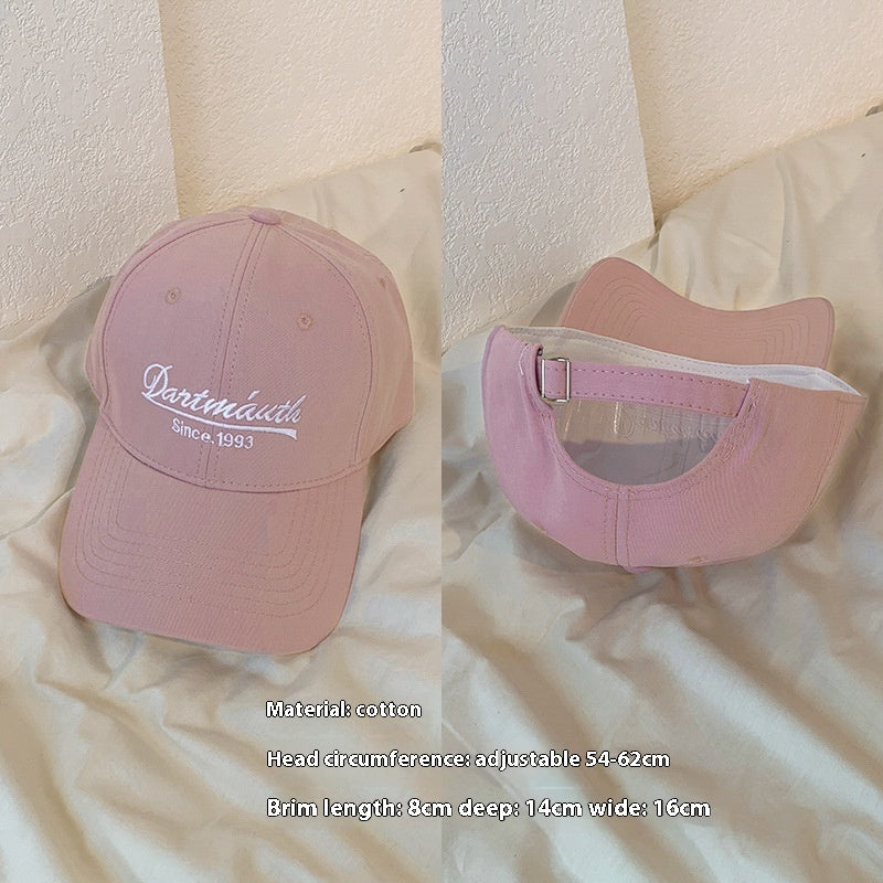 Color White Hat Female RaspberryBaseball Cap