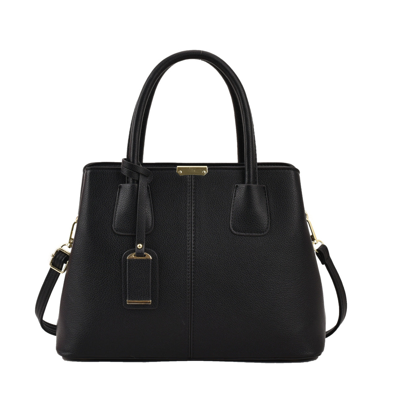 Stor håndholdt pendler-skuldertaske/crossbody-taske med stor kapacitet