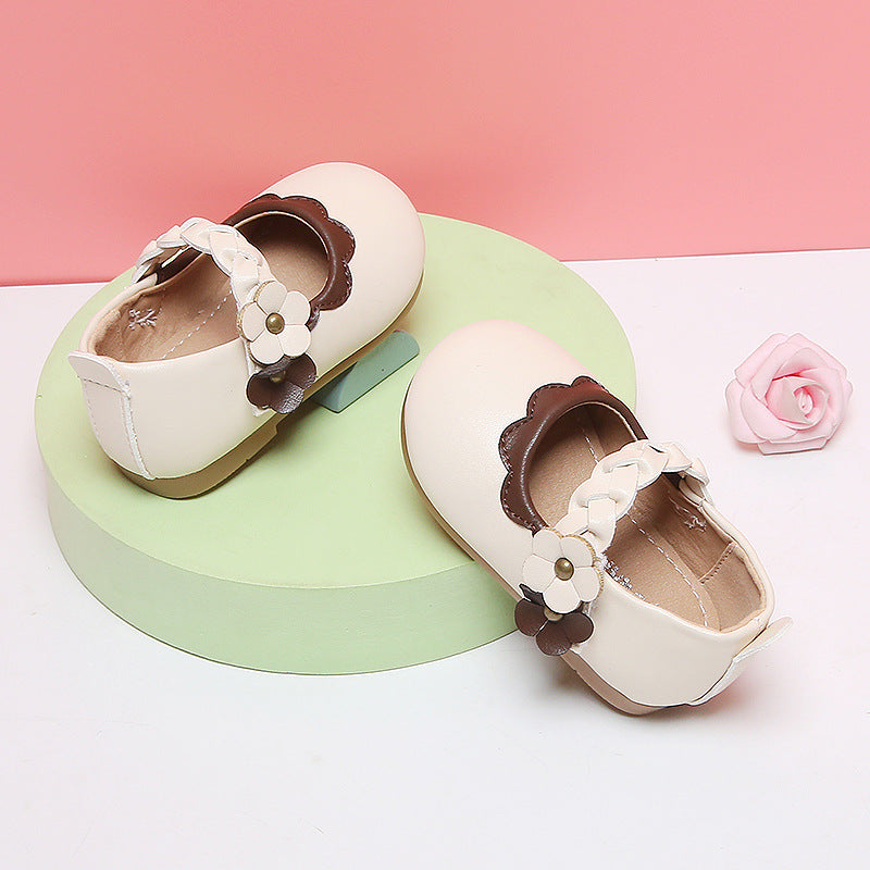 Children's Soft Sole Baby Princess Toddler Single Shoes Girls Small Leather Shoes