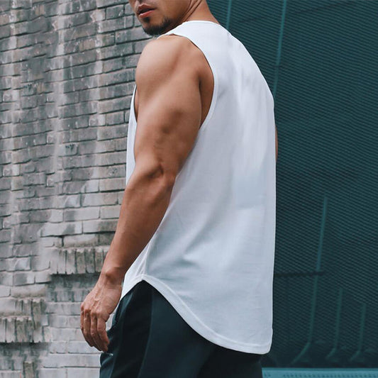 Muscle Men's Fitness Sports Vest Breathable Stretch Mesh