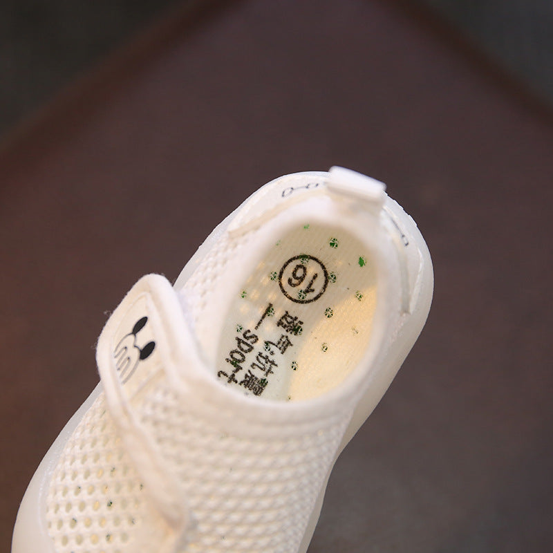 Fashion Personality Baby Mesh Surface Shoes