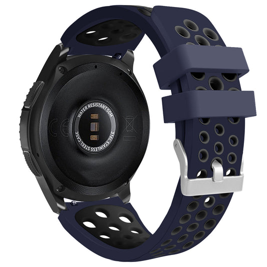 Straight Grain Silicone Sports Watchband Wristband