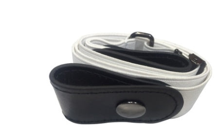 Leather Slim Stretch Invisible Belt Jeans Simple Joker Men and Women Lazy Belt