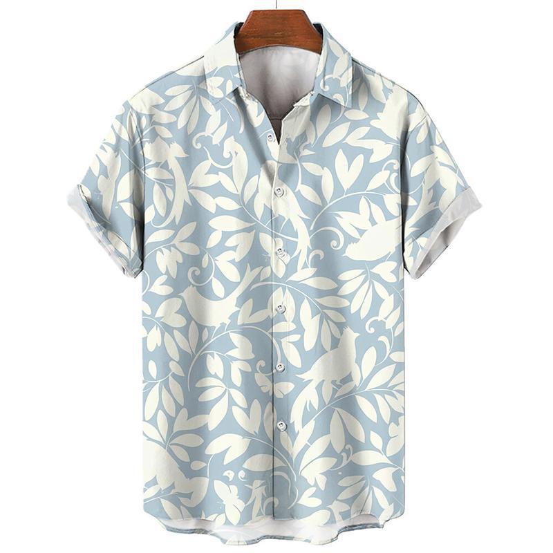Breathable Quick-drying Casual Sports Short Sleeve 3D Printing Flower