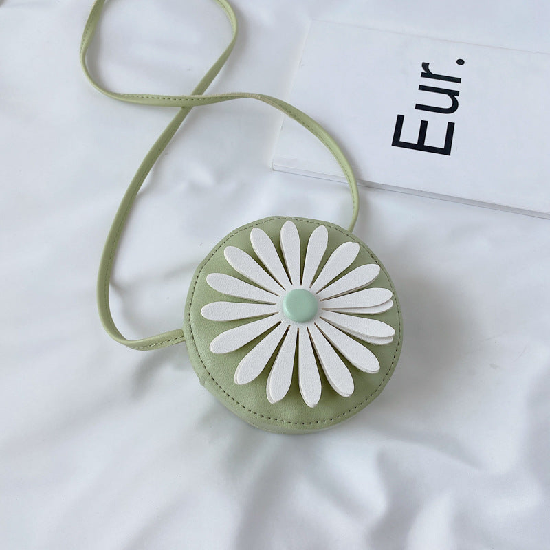 Flower shoulder bag children's coin purse