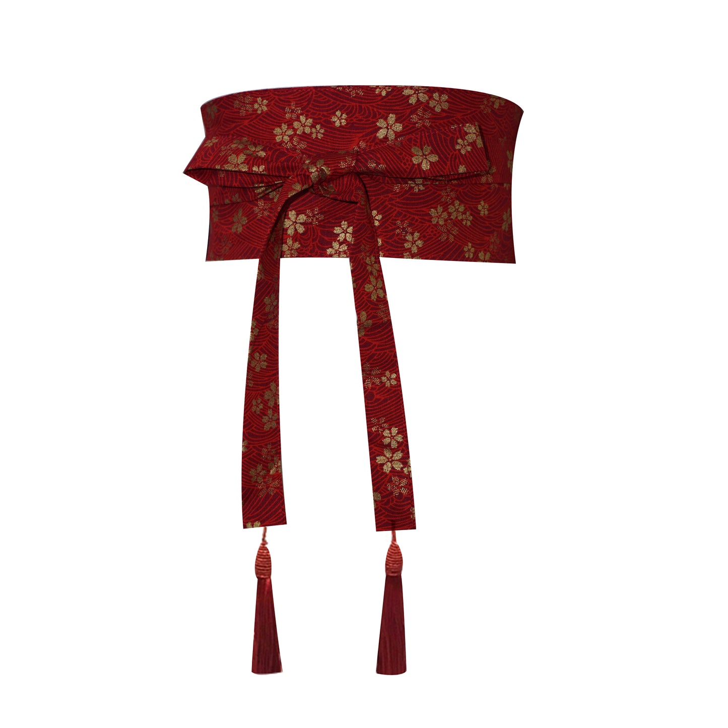 Cotton And Linen And Wind Belt Dress With Wide Girdle