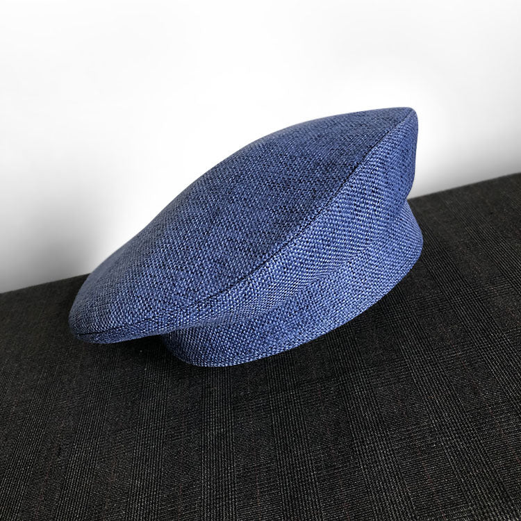 Dark Beret For Women With Large Faces Black Painters Cap