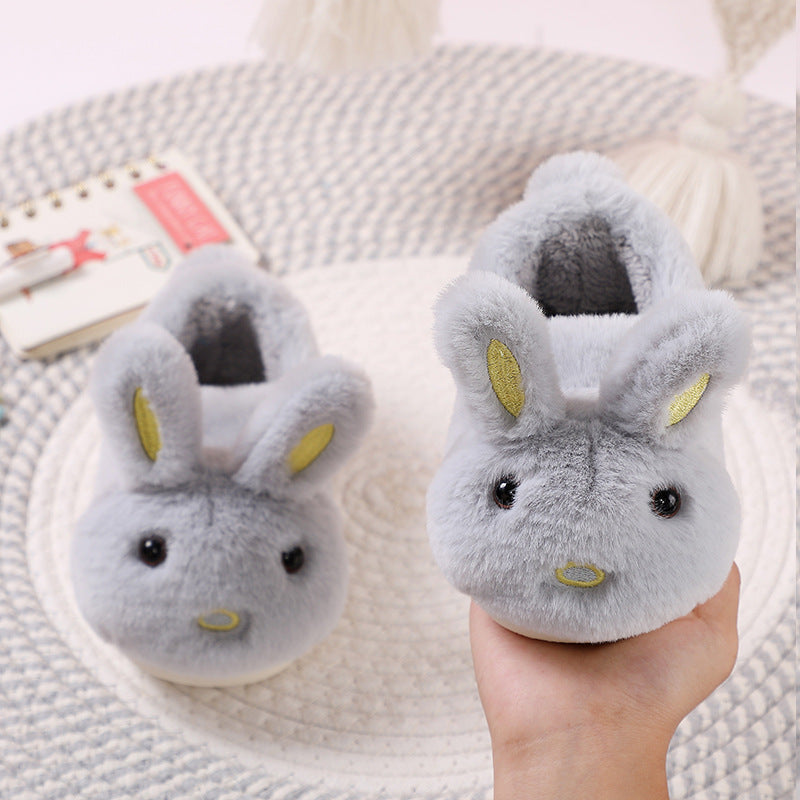 Autumn And Winter Children Cotton Slippers Cute Girls