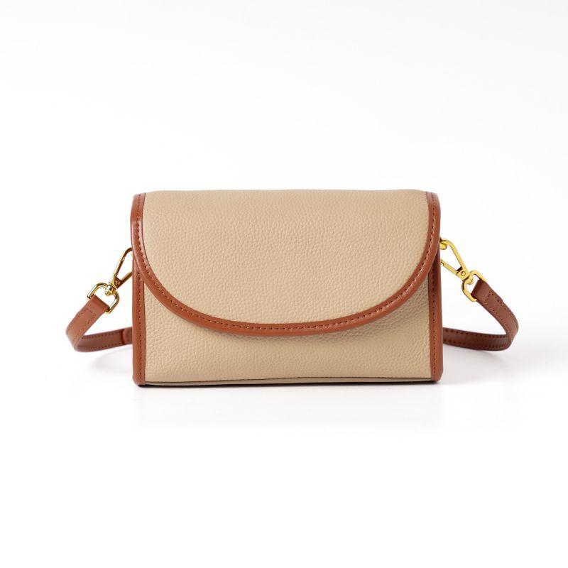 Fashionable Stylish Contrast Color Niche Style Crossbody Bag
