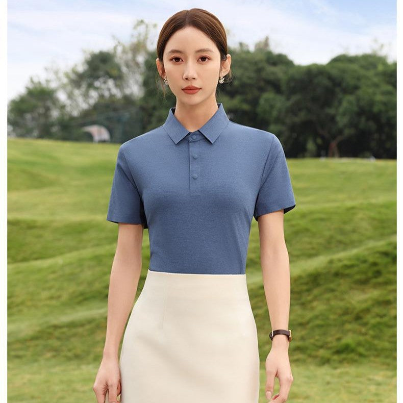 Polo Shirt Sorona Seamless Secondary Short Sleeve