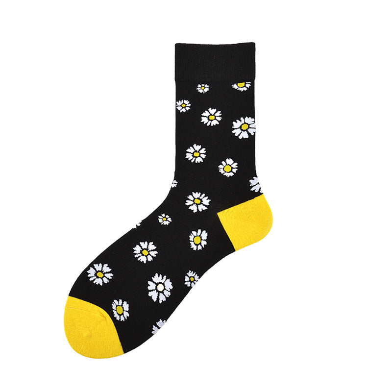 Creative Couple Cotton Mid-high Socks