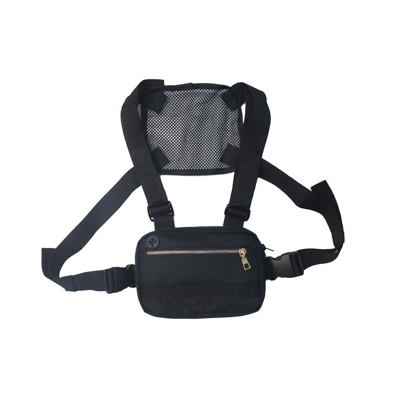 Functional tactical chest bag male vest backpack