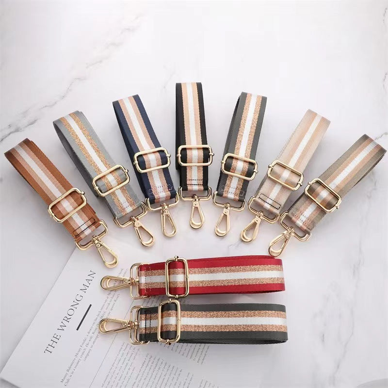 Wide And Thickened Canvas Adjustable Shoulder Strap For Cross Body Luggage