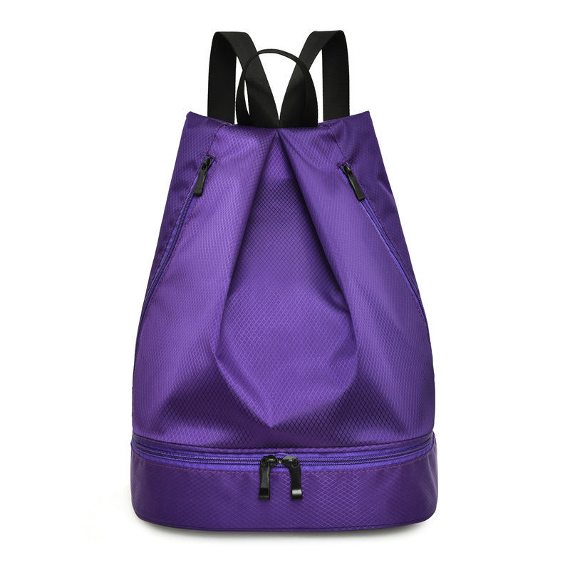 Waterproof Backpack With Separate Drawstring Pockets
