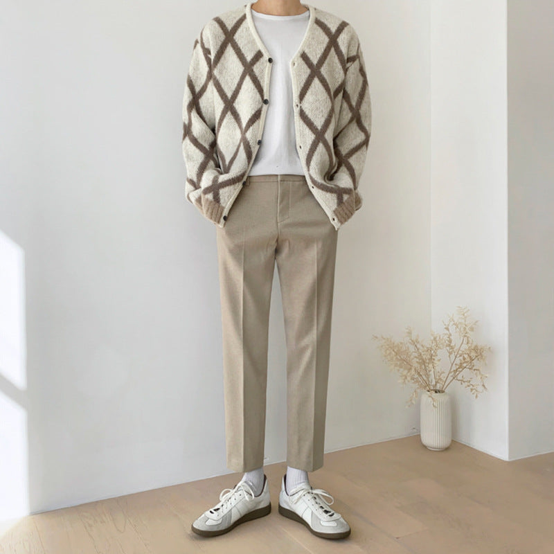 Men's  Loose Casual Loose Knitted Cardigan