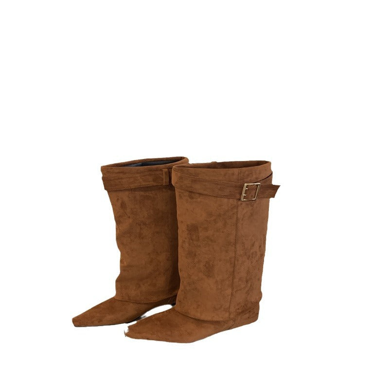New Chunky Heel Short Autumn And Winter Boots Children