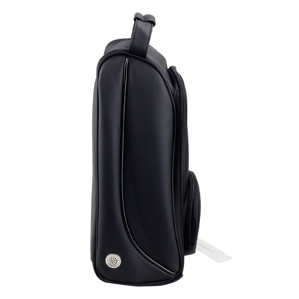 Golf Shoe Bag For Men PU Dust-Proof Storage Organizer Zippered Bag Dust-Proof Storage Organizer For Outdoor Travel Holiday