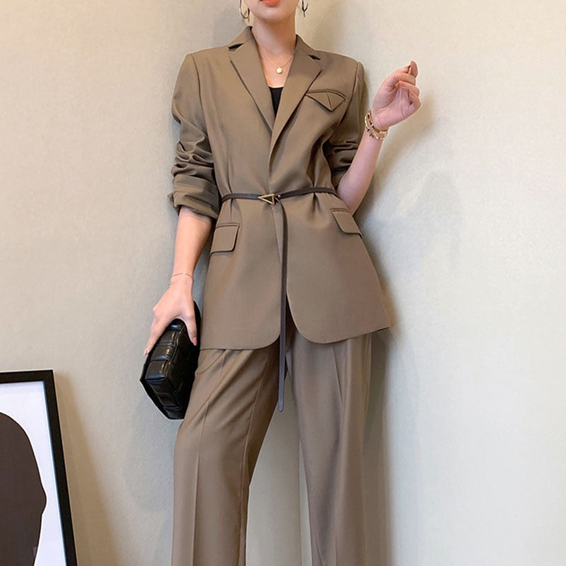 Ladies Triangle Fashion Decorative Thin Leather Belt