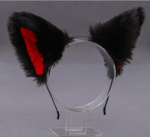 Children's Holiday Cartoon Plush Cute Bunny Ears Headband