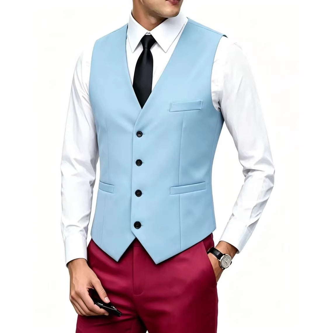 Men's Fashion V-Neck Casual Suit Vest