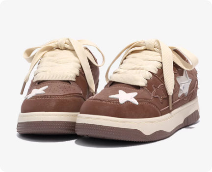 Sporty, Casual, Fashionable, Retro Sneakers, Versatile